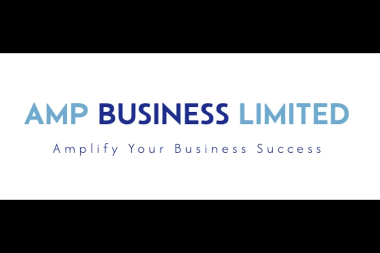 AMP Business Limited logo with tagline Amplify Your Business Success